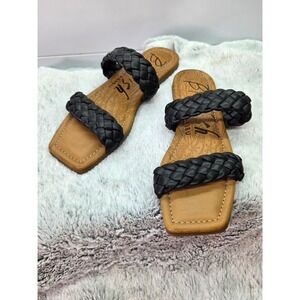 Blowfish Malibu Braided Strap Sandals Women's Slip On Slides‎ Comfort Casual